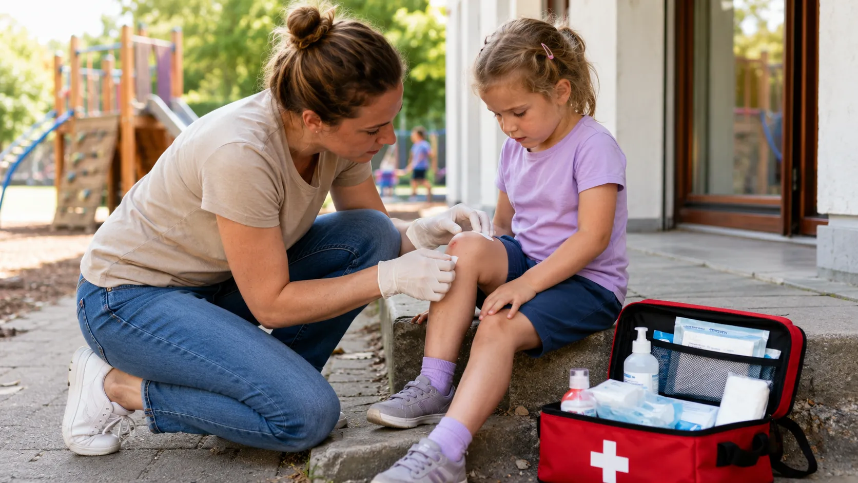 Erste-Hilfe-Schulung in Bildungs- und Betreuungseinrichtungen für Kinder